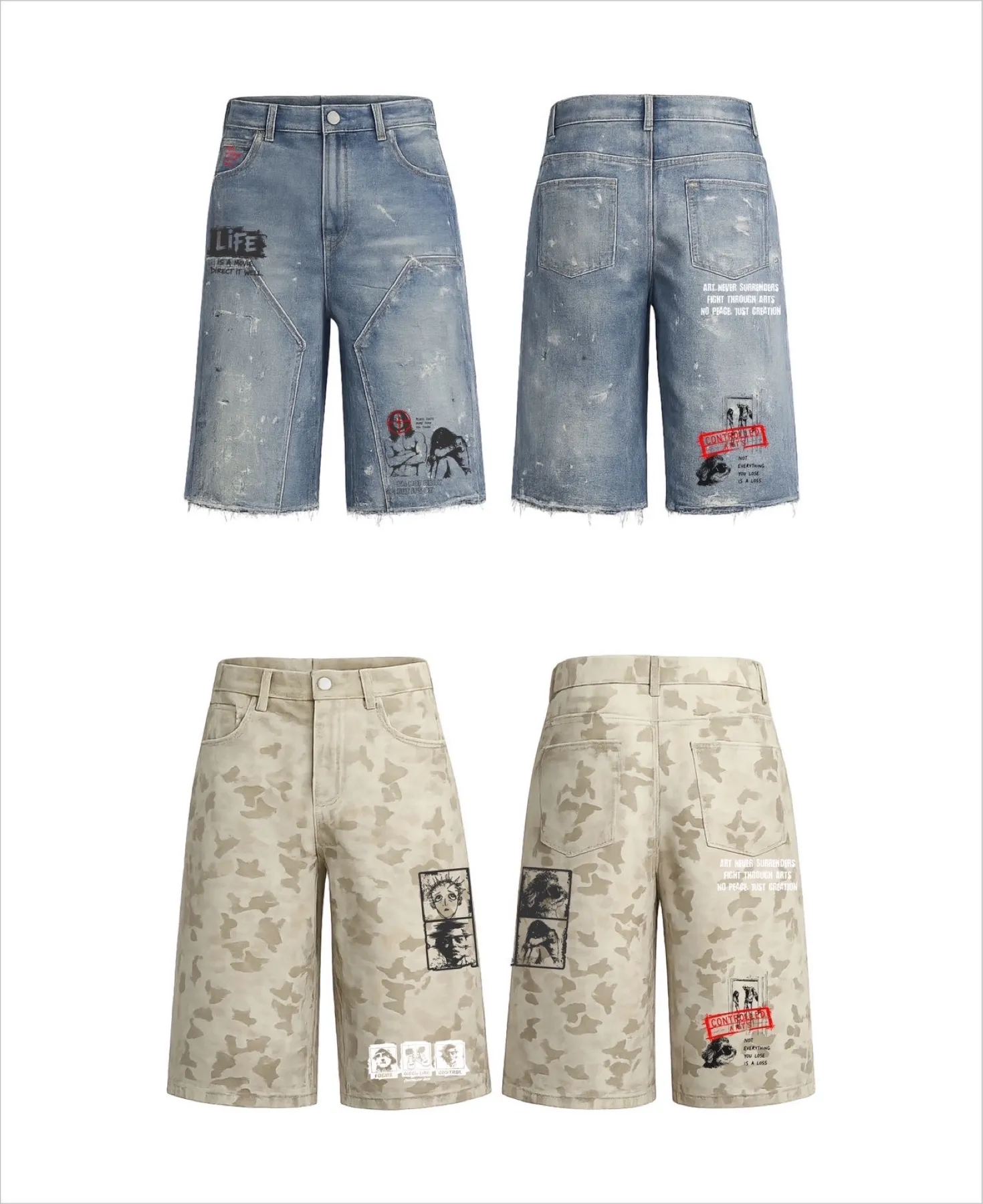 Vintage Double Knee Denim